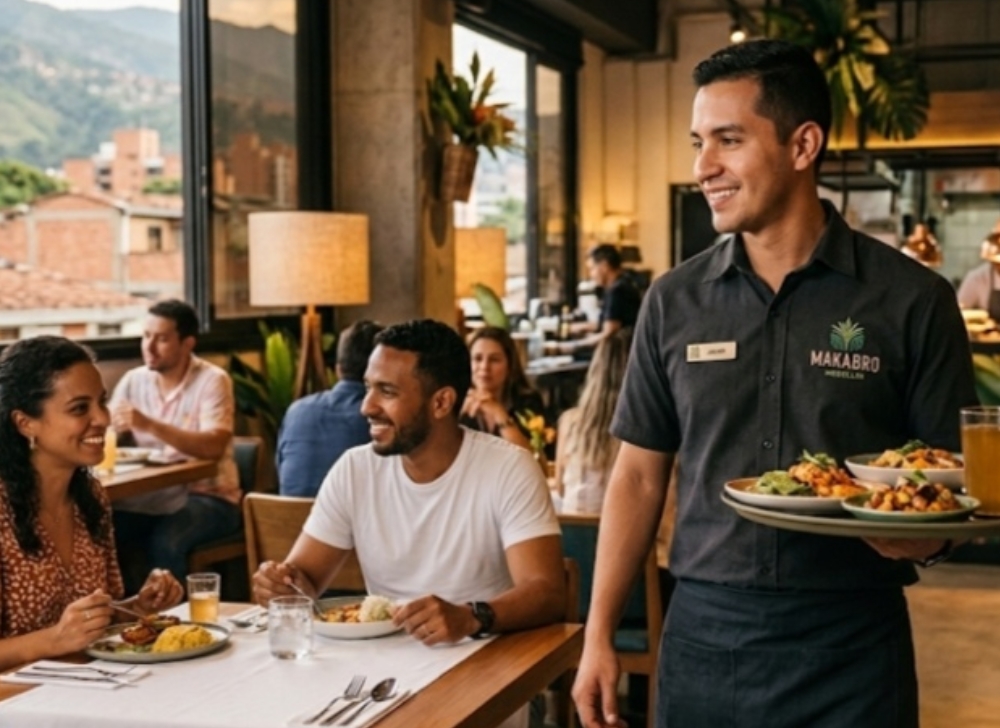 Anfitrión de Experiencias Gastronómicas Mesero Integral con Visión 360