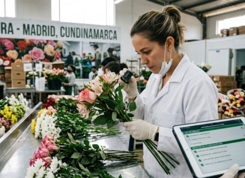 Inspector de Calidad para Excelencia Florícola